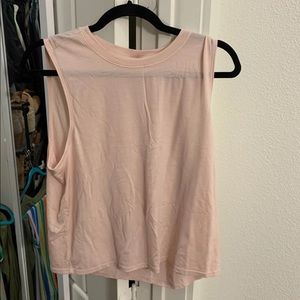 Outdoor voices muscle tank light baby pink